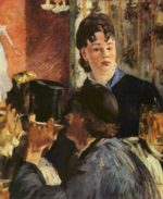 Edouard Manet - Bilder Gemälde - Kellnerin