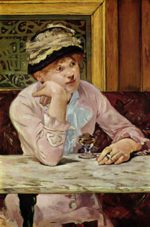 Edouard Manet - paintings - Plum Brandy