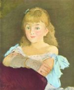 Edouard Manet - Bilder Gemälde - Portrait der Lina