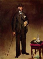 Edouard Manet  - paintings - Portrait of Theodore Duret