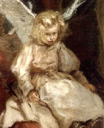 Fritz von Uhde  - Bilder Gemälde - Kleiner Engel