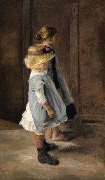 Fritz von Uhde  - Bilder Gemälde - Zwei Kinder