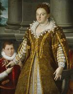 Bild:Portrait von Bianca Capello de Medici mit ihrem Sohn