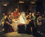 Theodore Chasseriau  - Bilder Gemälde - The Ghost of Banquo