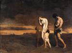 Theodore Chasseriau  - Bilder Gemälde - The Punishment of Cain
