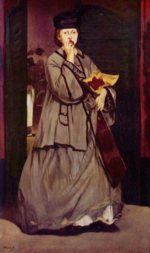 Edouard Manet  - paintings - The Street Singer