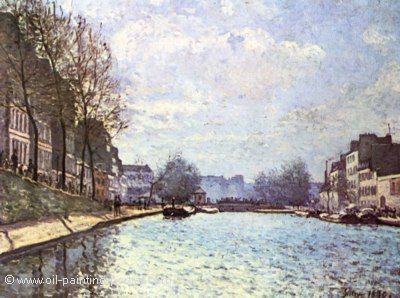 The Saint Martin Canal in Paris