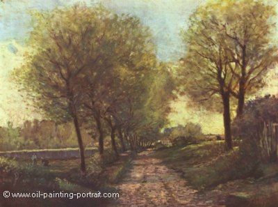Lane near a Small Town