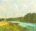 Alfred Sisley - Peintures - Les bords de l'Oise