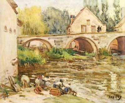 Die Waescherinnen von Moret