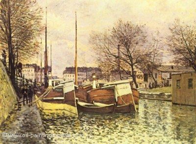 The St. Martin Canal in Paris