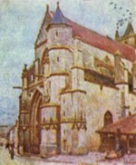 Alfred Sisley - paintings - Kirche von Moret