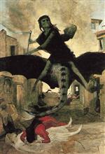 Arnold Böcklin - Bilder Gemälde - Die Pest
