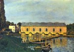 Alfred Sisley  - Peintures - La pompe de Marly