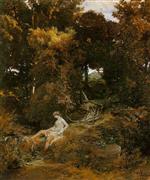 Arnold Böcklin  - Bilder Gemälde - Nymphe an der Quelle