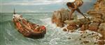 Arnold Böcklin  - Bilder Gemälde - Odysseus und Polyphem
