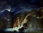 Arnold Böcklin  - Bilder Gemälde - Prometheus