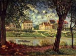 Alfred Sisley  - paintings - Villeneuve la Garenne