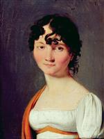 Louis Leopold Boilly  - Bilder Gemälde - Portrait of Mrs Louis de Marizy