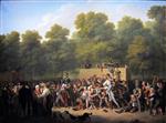 Louis Leopold Boilly  - Bilder Gemälde - The Distribution of Food and Wine on the Champs-Elysees
