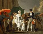 Louis Leopold Boilly  - Bilder Gemälde - The Downpour