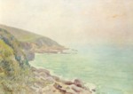 Alfred Sisley  - paintings - Waliser Kueste im Nebel