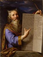 Philippe de Champaigne - Bilder Gemälde - Moses with the Tablets of the Law