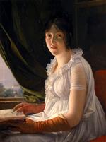 Francois Pascal Simon Gerard  - Bilder Gemälde - Portrait of Marie-Philippe-Claude Walbonne