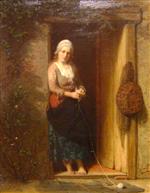 Bild:Ida, the Fishergirl at the Door