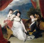 Thomas Lawrence - Bilder Gemälde - Henry Baring and Two of her Children