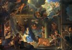 Charles Le Brun - Bilder Gemälde - Die Anbetung der Hirten