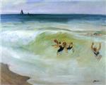Henri Lebasque - Bilder Gemälde - Bathers in the Sea