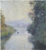 Henri Lebasque  - Bilder Gemälde - By the Marne