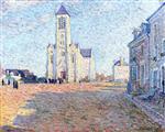 Henri Lebasque  - Bilder Gemälde - Church in a Village