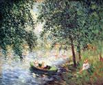 Henri Lebasque  - Bilder Gemälde - Girls by the River