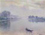 Henri Lebasque  - Bilder Gemälde - In the boat at St Pierre
