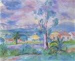 Henri Lebasque  - Bilder Gemälde - Landscape in Provence