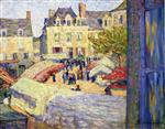 Henri Lebasque  - Bilder Gemälde - Market Place