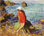 Henri Lebasque  - Bilder Gemälde - Nono by the Sea