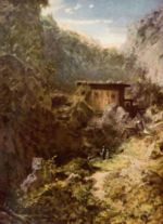 Carl Spitzweg - Peintures - Moulin en montagne
