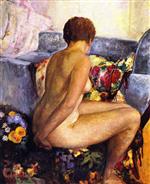 Henri Lebasque  - Bilder Gemälde - Seated Nude