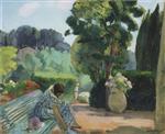 Henri Lebasque  - Bilder Gemälde - The Terrace in Pradet