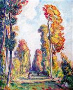 Henri Lebasque  - Bilder Gemälde - Tree Lined Alley