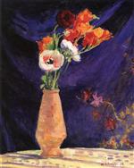 Henri Lebasque  - Bilder Gemälde - Vase of Flowers