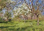 Isaak Iljitsch Lewitan - Bilder Gemälde - Apple Trees in Bloom 2