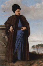 Jean Etienne Liotard - Bilder Gem�lde - Portraet des Richard Pococke