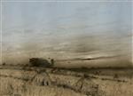 Isaak Iljitsch Lewitan  - Bilder Gemälde - Field after Harvest 2