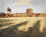 Isaak Iljitsch Lewitan  - Bilder Gemälde - Field after Harvest
