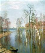 Isaak Iljitsch Lewitan  - Bilder Gemälde - Hochwasser