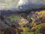Isaak Iljitsch Lewitan  - Bilder Gemälde - In the Mountains 2